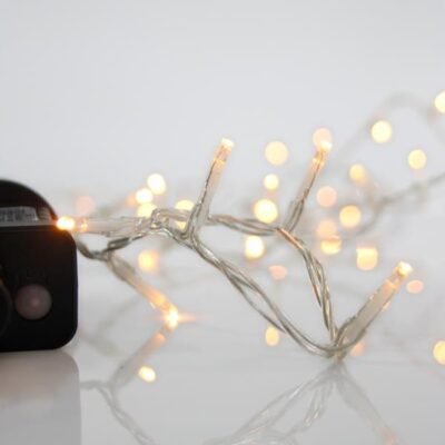 ΣΕΙΡΑ, 100 LED 3mm, 31V ΜΕΤΑΣΧΗΜΑΤΙΣΤΗ, 8 ΠΡΟΓΡΑΜΜΑΤΑ & ΜΝΗΜΗ, ΔΙΑΦΑΝΟ PVC ΚΑΛΩΔΙΟ, ΘΕΡΜΟ ΛΕΥΚΟ LED ΑΝΑ 5cm, ΠΡΟΕΚΤΑΣΗ ΠΑΡΟΧΗΣ 3m, ΙΡ44 (600-14101)