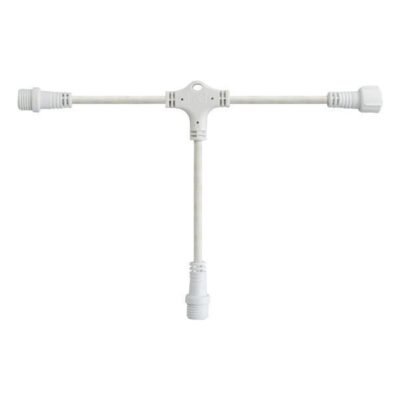 DIY, ΛΕΥΚΟ ΚΑΟΥΤΣΟΥΚ ΚΑΛΩΔΙΟ ΤΥΠΟΥ ΤΑΦ, 3 ΚΟΝΕΚΤΟΡΕΣ, 10cm, IP65 (600-09773)