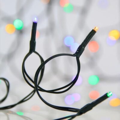 ΣΕΙΡΑ, 192 LED 3mm, ΜΠΑΤΑΡΙΑΣ 3xAA, 8 ΠΡΟΓΡΑΜΜΑΤΑ & ΜΝΗΜΗ, TIMER, ΠΡΑΣΙΝΟ PVC ΚΑΛΩΔΙΟ, ΧΡΩΜΑΤΙΣΤΟ LED ANA 10cm, ΠΡΟΕΚΤΑΣΗ ΠΑΡΟΧΗΣ 30cm, IP44 (DISPLAY BOX 16τμχ) (600-05709)