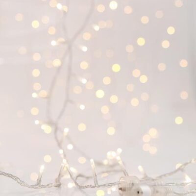 ΚΟΥΡΤΙΝΑ, 240 LED 3mm, 31V ΜΕΤΑΣΧΗΜΑΤΙΣΤΗ, 4 ΕΠΕΚΤΑΣΕΙΣ ΕΩΣ 3 ΣΕΤ, ΔΙΑΦΑΝΟ PVC ΚΑΛΩΔΙΟ, ΘΕΡΜΟ ΛΕΥΚΟ LED (H100 x W200cm, 20 ΣΕΙΡΕΣ x 12 LED), ΠΡΟΕΚΤΑΣΗ ΠΑΡΟΧΗΣ 3m, ΙΡ44 (600-17101)