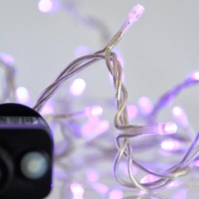 ΣΕΙΡΑ, 240 LED 3mm, 31V ΜΕΤΑΣΧΗΜΑΤΙΣΤΗ, 8 ΠΡΟΓΡΑΜΜΑΤΑ & ΜΝΗΜΗ, ΔΙΑΦΑΝΟ PVC ΚΑΛΩΔΙΟ, ΜΩΒ LED ΑΝΑ 5cm, ΠΡΟΕΚΤΑΣΗ ΠΑΡΟΧΗΣ 3m, ΙΡ44 (600-14177)