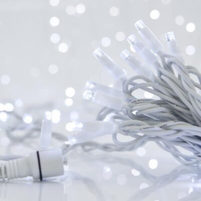 ΣΕΙΡΑ, 100 LED 5mm ΜΕ ΚΑΛΥΜΜΑ, 230V, 3 ΕΠΕΚΤΑΣΕΙΣ ΕΩΣ 9 ΣΕΤ, ΛΕΥΚΟ ΚΑΟΥΤΣΟΥΚ ΚΑΛΩΔΙΟ, ΛΕΥΚΟ LED ANA 10cm, ΠΡΟΕΚΤΑΣΗ ΠΑΡΟΧΗΣ 1.5m, ΙΡ65 (600-11101)