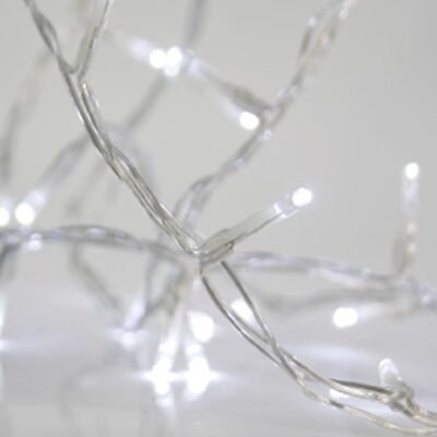 ΚΟΥΡΤΙΝΑ, 480 LED 3mm, 31V ΜΕΤΑΣΧΗΜΑΤΙΣΤΗ, 4 ΕΠΕΚΤΑΣΕΙΣ ΕΩΣ 3 ΣΕΤ, ΔΙΑΦΑΝΟ PVC ΚΑΛΩΔΙΟ, ΛΕΥΚΟ LED (H300 x W300cm, 20 ΣΕΙΡΕΣ x 24 LED), ΠΡΟΕΚΤΑΣΗ ΠΑΡΟΧΗΣ 3m, ΙΡ44 (600-11379)