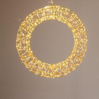 ΦΩΤΙΖΟΜΕΝΟ ΣΤΕΦΑΝΙ 60cm, 1400 MINI LED, 31V METAΣΧΗΜΑΤΙΣΤΗ, ΧΡΟΝΟΔΙΑΚΟΠΤΗ, ΜΠΡΟΝΖΕ ΧΑΛΚΙΝΟ ΚΑΛΩΔΙΟ, ΜΠΡΟΝΖΕ ΜΕΤΑΛΛΙΚΟΣ ΣΚΕΛΕΤΟΣ, ΘΕΡΜΟ ΛΕΥΚΟ LED, ΠΡΟΕΚΤΑΣΗ ΠΑΡΟΧΗΣ 5m, IP44 (600-22567)
