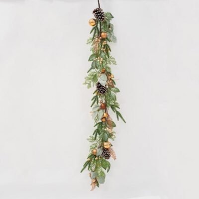 ΚΛΑΔΑ, ΜΕ ΦΥΛΛΑ ΚΑΙ ΧΑΛΚΙΝΑ ΔΙΑΚΟΣΜΗΤΙΚΑ, 150cm (600-45657)