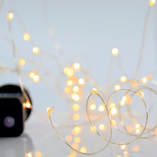 ΣΕΙΡΑ, 100 ΜΙΝΙ LED, ΜΕΤΑΣΧΗΜΑΤΙΣΤΗΣ, 8 ΠΡΟΓΡΑΜΜΑΤΑ, ΑΣΗΜΙ ΧΑΛΚΙΝΟ ΚΑΛΩΔΙΟ, ΘΕΡΜΟ ΛΕΥΚΟ LED ANA 10cm, ΠΡΟΕΚΤΑΣΗ ΠΑΡΟΧΗΣ 5m, ΙΡ44 (601-11741)