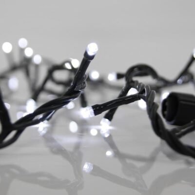 ΣΕΙΡΑ, 100 LED 3mm, 31V ΜΕΤΑΣΧΗΜΑΤΙΣΤΗ, 4 ΕΠΕΚΤΑΣΕΙΣ ΕΩΣ 3 ΣΕΤ, ΠΡΑΣΙΝΟ PVC ΚΑΛΩΔΙΟ, ΛΕΥΚΟ LED ANA 10cm, ΠΡΟΕΚΤΑΣΗ ΠΑΡΟΧΗΣ 3m, ΙΡ44 (600-11310)