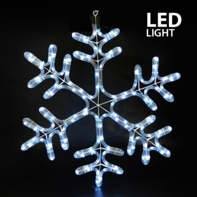 ΧΙΟΝΟΝΙΦΑΔΑ, ΛΕΥΚΗ, FLASH LED, ΜΕ 6m. ΦΩΤ/ΝΑ, 59x50cm, IP44 (600-20165)