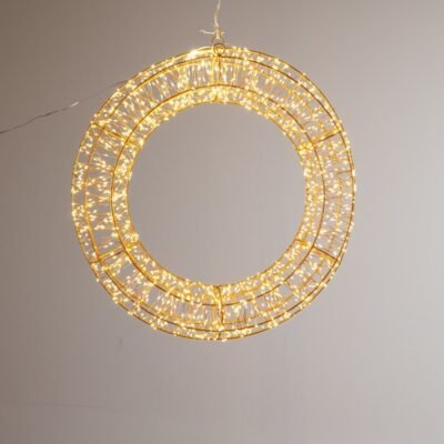 ΦΩΤΙΖΟΜΕΝΟ ΣΤΕΦΑΝΙ 100cm, 2400 MINI LED, 31V METAΣΧΗΜΑΤΙΣΤΗ, ΧΡΟΝΟΔΙΑΚΟΠΤΗ, ΜΠΡΟΝΖΕ ΧΑΛΚΙΝΟ ΚΑΛΩΔΙΟ, ΜΠΡΟΝΖΕ ΜΕΤΑΛΛΙΚΟΣ ΣΚΕΛΕΤΟΣ, ΘΕΡΜΟ ΛΕΥΚΟ LED, ΠΡΟΕΚΤΑΣΗ ΠΑΡΟΧΗΣ 5m, IP44 (600-22569)
