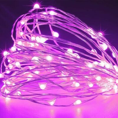 ΣΕΙΡΑ, 100 ΜΙΝΙ LED, ΜΕΤΑΣΧΗΜΑΤΙΣΤΗ, ΣΤΑΘΕΡΟ, ΑΣΗΜΙ ΧΑΛΚΙΝΟ ΚΑΛΩΔΙΟ, ΡΟΖ LED ANA 10cm, ΠΡΟΕΚΤΑΣΗ ΠΑΡΟΧΗΣ 5m, ΙΡ44 (600-11733)