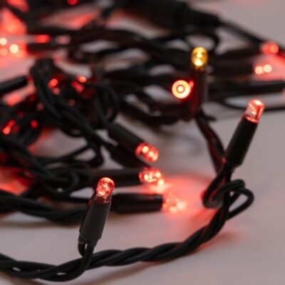 ΣΕΙΡΑ, 100 LED 5mm ΜΕ ΚΑΛΥΜΜΑ, 230V, 2 ΕΠΕΚΤΑΣΕΙΣ ΕΩΣ 9 ΣΕΤ, ΠΡΑΣΙΝΟ ΚΑΟΥΤΣΟΥΚ ΚΑΛΩΔΙΟ, 90 ΚΟΚΚΙΝΟ LED & 10 ΘΕΡΜΑ ΛΕΥΚΑ FLASH LED ΑΝΑ 10cm, IP65 (ΧΩΡΙΣ ΠΡΟΕΚΤΑΣΗ ΠΑΡΟΧΗΣ) (600-09272)