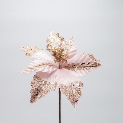 ΑΛΕΞΑΝΔΡΙΝΟ, ΡΟΖ, ΜΕ ΛΑΜΠΕΡΟ GLITTER ΣΤΟ ΜΙΣΟ ΦΥΛΛΟ, 26x20cm (600-47604)