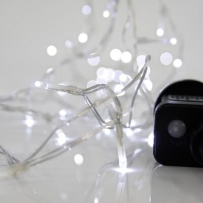 ΣΕΙΡΑ, 100 LED 3mm, 31V ΜΕΤΑΣΧΗΜΑΤΙΣΤΗ, 8 ΠΡΟΓΡΑΜΜΑΤΑ & ΜΝΗΜΗ, ΔΙΑΦΑΝΟ PVC ΚΑΛΩΔΙΟ, ΛΕΥΚΟ LED ΑΝΑ 5cm, ΠΡΟΕΚΤΑΣΗ ΠΑΡΟΧΗΣ 3m, ΙΡ44 (600-14100)