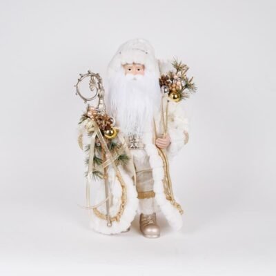 ΑΗ ΒΑΣΙΛΗΣ ΜΕ ΛΕΥΚΗ ΓΟΥΝΙΝΗ ΚΑΠΑ, 46CM (600-47084)