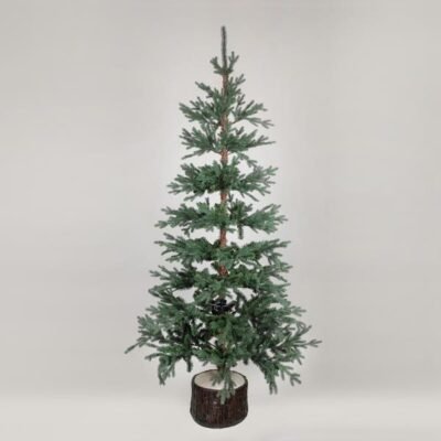 ΔΕΝΤΡΟ ΔΑΝΙΑ, PE KAI PVC, ΜΕ ΞΥΛΙΝΟ ΚΟΡΜΟ ΣΤΗ ΒΑΣΗ, 180cm (600-30642)