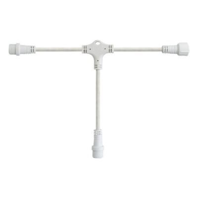 DIY, ΛΕΥΚΟ ΚΑΟΥΤΣΟΥΚ ΚΑΛΩΔΙΟ ΤΥΠΟΥ ΤΑΦ, 3 ΚΟΝΕΚΤΟΡΕΣ, 10cm, IP65 (600-11967)