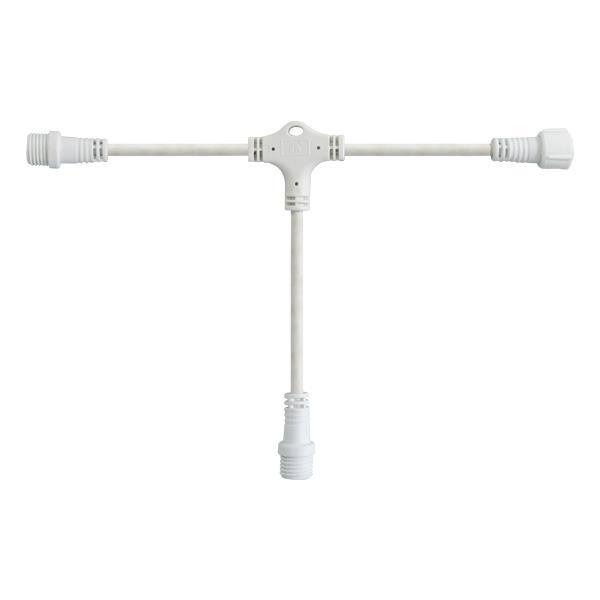 DIY, ΛΕΥΚΟ ΚΑΟΥΤΣΟΥΚ ΚΑΛΩΔΙΟ ΤΥΠΟΥ ΤΑΦ, 3 ΚΟΝΕΚΤΟΡΕΣ, 10cm, IP65 (600-11967)