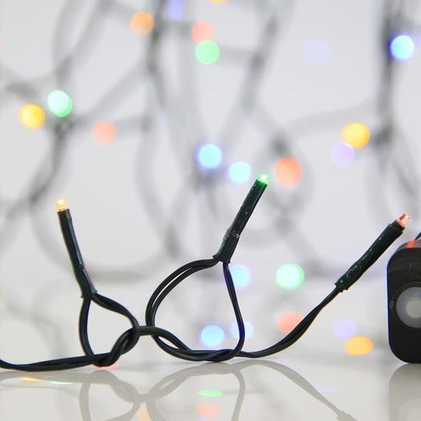 ΣΕΙΡΑ, 300 LED 3mm, 31V ΜΕΤΑΣΧΗΜΑΤΙΣΤΗ, 8 ΠΡΟΓΡΑΜΜΑΤΑ, ΠΡΑΣΙΝΟ PVC ΚΑΛΩΔΙΟ, ΧΡΩΜΑΤΙΣΤΟ LED ΑΝΑ 5cm, ΠΡΟΕΚΤΑΣΗ ΠΑΡΟΧΗΣ 3m, ΙΡ44 (620-22542)
