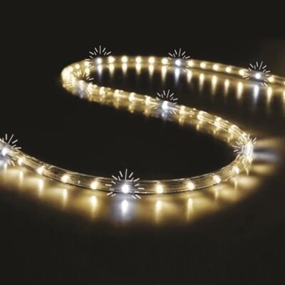 ΦΩΤ/ΝΑ LED, ΜΟΝ/ΛΗ, ΘΕΡΜΗ ΛΕΥΚΗ, 50m, ΜΕ 30 LED ΑΝΑ ΜΕΤΡΟ ΚΑΙ 6 ΛΕΥΚΑ FLASH LED, ΜΕ ΑΝΤΙΗΛΙΑΚΗ ΠΡΟΣΤΑΣΙΑ, ΚΟΠΗ ΑΝΑ ΜΕΤΡΟ, IP65 (600-22240)