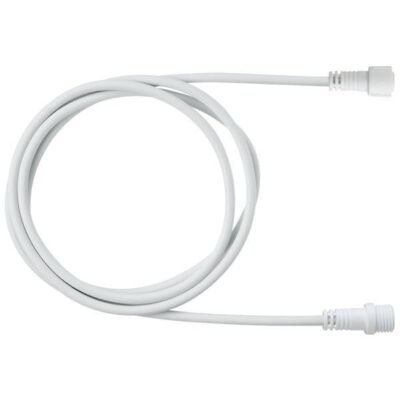 DIY, ΛΕΥΚΟ ΚΑΟΥΤΣΟΥΚ ΚΑΛΩΔΙΟ 3m ΜΕ 2 ΕΠΕΚΤΑΣΕΙΣ, IP65 (600-11969)