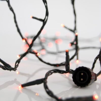 ΣΕΙΡΑ, 100 LED 3mm, 31V ΜΕΤΑΣΧΗΜΑΤΙΣΤΗ, 4 ΕΠΕΚΤΑΣΕΙΣ ΕΩΣ 3 ΣΕΤ, ΠΡΑΣΙΝΟ PVC ΚΑΛΩΔΙΟ, ΚΟΚΚΙΝΟ LED ΑΝΑ 5cm, ΠΡΟΕΚΤΑΣΗ ΠΑΡΟΧΗΣ 3m, ΙΡ44 (600-15219)
