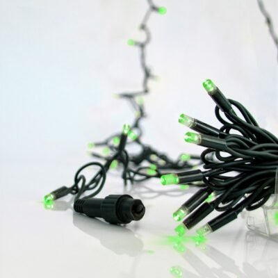 ΣΕΙΡΑ, 100 LED 5mm ΜΕ ΚΑΛΥΜΜΑ, 230V, 2 ΕΠΕΚΤΑΣΕΙΣ ΕΩΣ 9 ΣΕΤ, ΠΡΑΣΙΝΟ ΚΑΟΥΤΣΟΥΚ ΚΑΛΩΔΙΟ, ΠΡΑΣΙΝΟ LED ΑΝΑ 10cm, ΙΡ65 (ΧΩΡΙΣ ΠΡΟΕΚΤΑΣΗ ΠΑΡΟΧΗΣ) (600-09275)