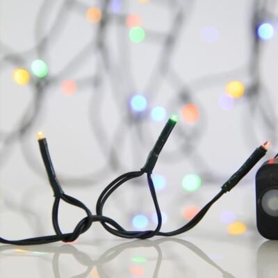 ΣΕΙΡΑ, 300 LED 3mm, 31V ΜΕΤΑΣΧΗΜΑΤΙΣΤΗ, 8 ΠΡΟΓΡΑΜΜΑΤΑ, ΠΡΑΣΙΝΟ PVC ΚΑΛΩΔΙΟ, ΧΡΩΜΑΤΙΣΤΟ LED ΑΝΑ 5cm, ΠΡΟΕΚΤΑΣΗ ΠΑΡΟΧΗΣ 3m, ΙΡ44 (601-11542)