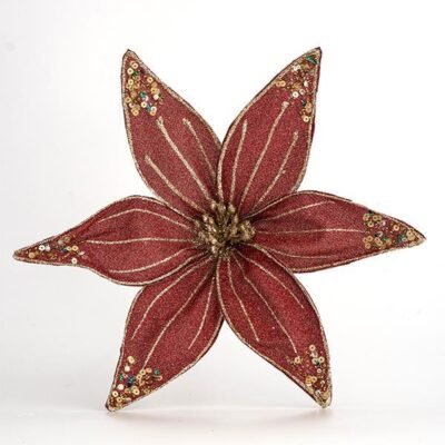 ΛΟΥΛΟΥΔΙ ΒΕΛΟΥΔΙΝΟ, ΜΠΟΡΝΤΩ ΜΕ GLITTER, 30cm (600-44771)