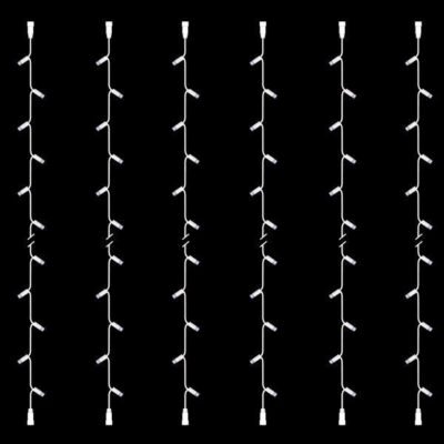 ΣΕΙΡΑ, DIY ΣΕΤ 6 ΤΜΧ, 30 LED, 2 ΕΠΕΚΤΑΣΕΙΣ, ΛΕΥΚΟ ΚΑΟΥΤΣΟΥΚ ΚΑΛΩΔΙΟ, ΛΕΥΚO LED ΑΝΑ 10cm, ΙΡ65 (600-11957)