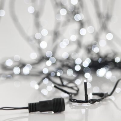 ΣΕΙΡΑ, 180 LED 3mm, 31V, 2 ΕΠΕΚΤΑΣΕΙΣ ΕΩΣ 6 ΣΕΤ, ΠΡΑΣΙΝΟ PVC ΚΑΛΩΔΙΟ, ΛΕΥΚΟ LED ANA 7.5cm, ΙΡ44 (ΧΩΡΙΣ ΜΕΤΑΣΧΗΜΑΤΙΣΤΗ, ΧΩΡΙΣ ΠΡΟΕΚΤΑΣΗ ΠΑΡΟΧΗΣ) (600-11805)