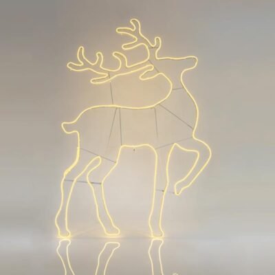 ΤΑΡΑΝΔΟΣ, 10m NEON LED ΦΩΤΟΣΩΛΗΝΑΣ, ΜΟΝΟΚΑΝΑΛΟΣ, ΘΕΡΜΟ ΛΕΥΚΟ, 140x93cm, IP44 (600-23035)