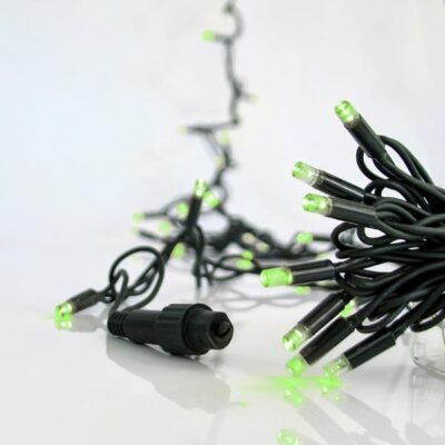 ΣΕΙΡΑ, 100 LED 5mm, 230V, 3 ΕΠΕΚΤΑΣΕΙΣ ΕΩΣ 9 ΣΕΤ, ΠΡΑΣΙΝΟ ΚΑΟΥΤΣΟΥΚ ΚΑΛΩΔΙΟ, ΠΡΑΣΙΝΟ LED ΑΝΑ 10cm, ΠΡΟΕΚΤΑΣΗ ΠΑΡΟΧΗΣ 1.5m, ΙΡ65 (600-11109)