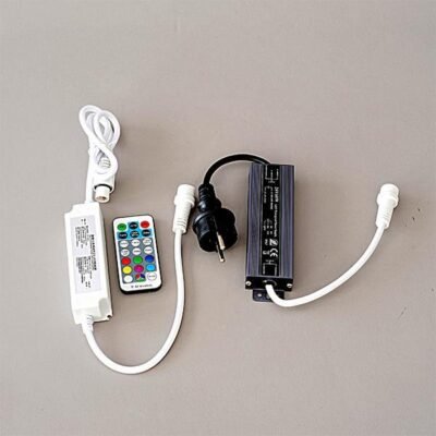 24V ΜΕΤΑΣΧΗΜΑΤΙΣΤΗΣ, ME SYNCHRONOUS RGBW LED CONTROLLER & ΤΗΛΕΧΕΙΡΙΣΤΗΡΙΟ, ΠΡΟΕΚΤΑΣΗ ΠΑΡΟΧΗΣ 3m, IP65 (600-11921)