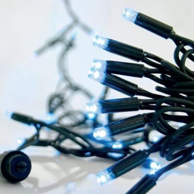 ΣΕΙΡΑ, 100 LED 5mm ΜΕ ΚΑΛΥΜΜΑ, 230V, 2 ΕΠΕΚΤΑΣΕΙΣ ΕΩΣ 9 ΣΕΤ, ΠΡΑΣΙΝΟ ΚΑΟΥΤΣΟΥΚ ΚΑΛΩΔΙΟ, ΜΠΛΕ LED ANA 10cm, ΙΡ65 (ΧΩΡΙΣ ΚΑΛΩΔΙΟ ΠΑΡΟΧΗΣ) (600-11983)