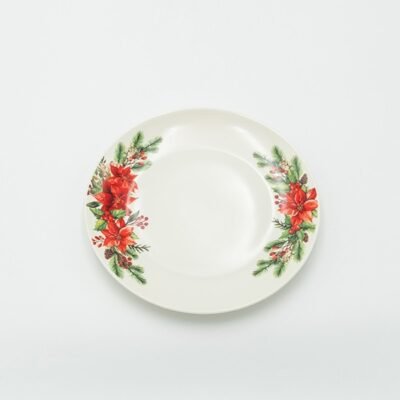 ΠΙΑΤΟ ΜΕ ΚΟΚΚΙΝΟ ΑΛΕΞΑΝΔΡΙΝΟ, ΣΕΤ 2ΤΜΧ, 20cm (600-48032)