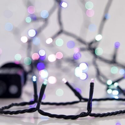 ΣΕΙΡΑ, 700 LED 3mm, 31V ΜΕΤΑΣΧΗΜΑΤΙΣΤΗ, 8 ΠΡΟΓΡΑΜΜΑΤΑ & ΜΝΗΜΗ, ΠΡΑΣΙΝΟ PVC ΚΑΛΩΔΙΟ, OPAL ΧΡΩΜΑΤΙΣΤΟ LED ΑΝΑ 5cm, ΠΡΟΕΚΤΑΣΗ ΠΑΡΟΧΗΣ 3m, ΙΡ44 (600-13468)