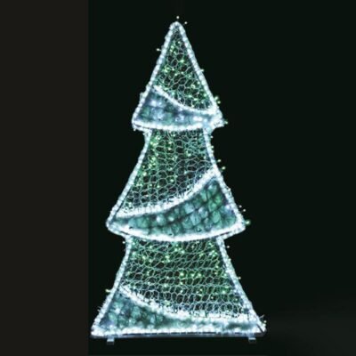 ΕΠΑΓΓΕΛΜΑΤΙΚΟ ΣΧΕΔΙΟ, ΔΕΝΤΡΟ 3D, ΛΕΥΚΗ LED ΦΩΤΟΣΩΛΗΝΑ, ΠΡΑΣΙΝΟ ΚΑΙ ΛΕΥΚΟ LED, 150x80x20cm, IP65 (600-23409)