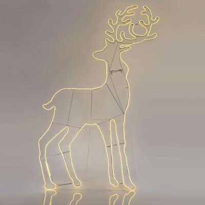 ΤΑΡΑΝΔΟΣ, 12m NEON LED ΦΩΤΟΣΩΛΗΝΑΣ, ΜΟΝΟΚΑΝΑΛΟΣ, ΘΕΡΜΟ ΛΕΥΚΟ, 180x104cm, IP44 (600-23036)