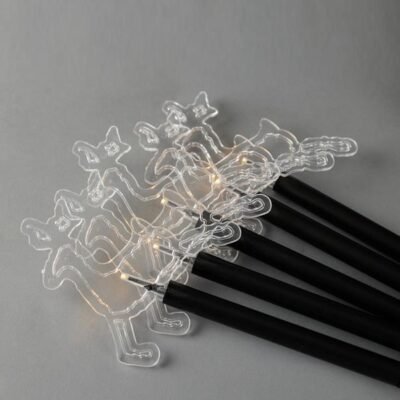 ΣΕΙΡΑ, 5 LED 3mm, 5 ΤΑΡΑΝΔΟΙ ΜΕ ΡΑΒΔΙ ΓΙΑ ΕΔΑΦΟΣ 37cm, ΗΛΙΑΚΟ ΣΥΛΛΕΚΤΗ ΜΕ ΑΙΣΘΗΤΗΡΑ ΦΩΤΟΣ, ΜΑΥΡΟ PVC ΚΑΛΩΔΙΟ, ΘΕΡΜΟ ΛΕΥΚΟ LED ΑΝΑ 35cm, ΠΡΟΕΚΤΑΣΗ ΠΑΡΟΧΗΣ 2m, IP44 (600-04452)
