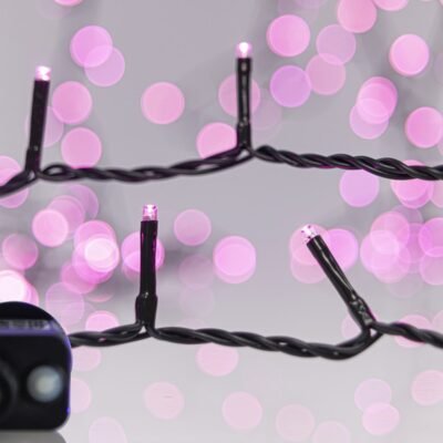 ΣΕΙΡΑ, 240 LED 3mm, 31V ΜΕΤΑΣΧΗΜΑΤΙΣΤΗ, 8 ΠΡΟΓΡΑΜΜΑΤΑ & ΜΝΗΜΗ, ΠΡΑΣΙΝΟ PVC ΚΑΛΩΔΙΟ, ΡΟΖ LED ΑΝΑ 5cm, ΠΡΟΕΚΤΑΣΗ ΠΑΡΟΧΗΣ 3m, ΙΡ44 (600-13298)