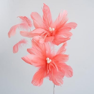 ΔΙΠΛΟ ΛΟΥΛΟΥΔΙ ΜΕ ΠΟΥΠΟΥΛΑ, ΡΟΖ, 82cm (600-45411)