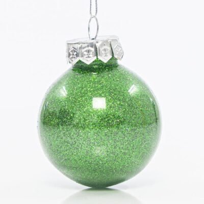 ΜΠΑΛΑ ΠΛΑΣΤΙΚΗ PET, ΠΡΑΣΙΝΗ ΓΥΑΛΙΣΤΕΡΗ ΜΕ GLITTER, ΣΕΤ 12ΤΜΧ, 6cm (600-42720)