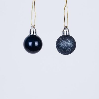 ΜΠΑΛΑ ΠΛΑΣΤΙΚΗ, ΜΠΛΕ, ΣΕΤ 27ΤΜΧ, (9 ΠΕΡΛΕ , 18 GLITTER), 3cm (600-46429)