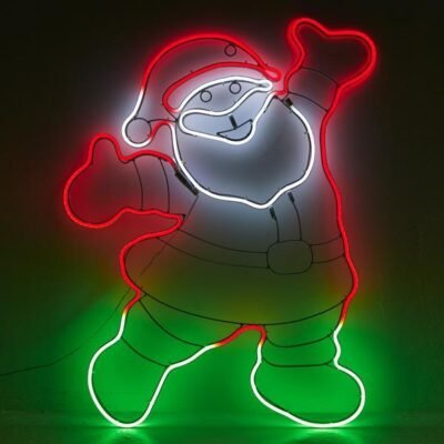 ΑΓΙΟΣ ΒΑΣΙΛΗΣ 61*78cm, 5m ΝΕΟΝ LED ΦΩΤΟΣΩΛΗΝΑ, ME MEΤΑΣΧΗΜΑΤΙΣΤΗ, ΜΟΝΟΚΑΝΑΛΟΣ, ΠΡΟΕΚΤΑΣΗ ΠΑΡΟΧΗΣ 5m, IP44 (600-23108)